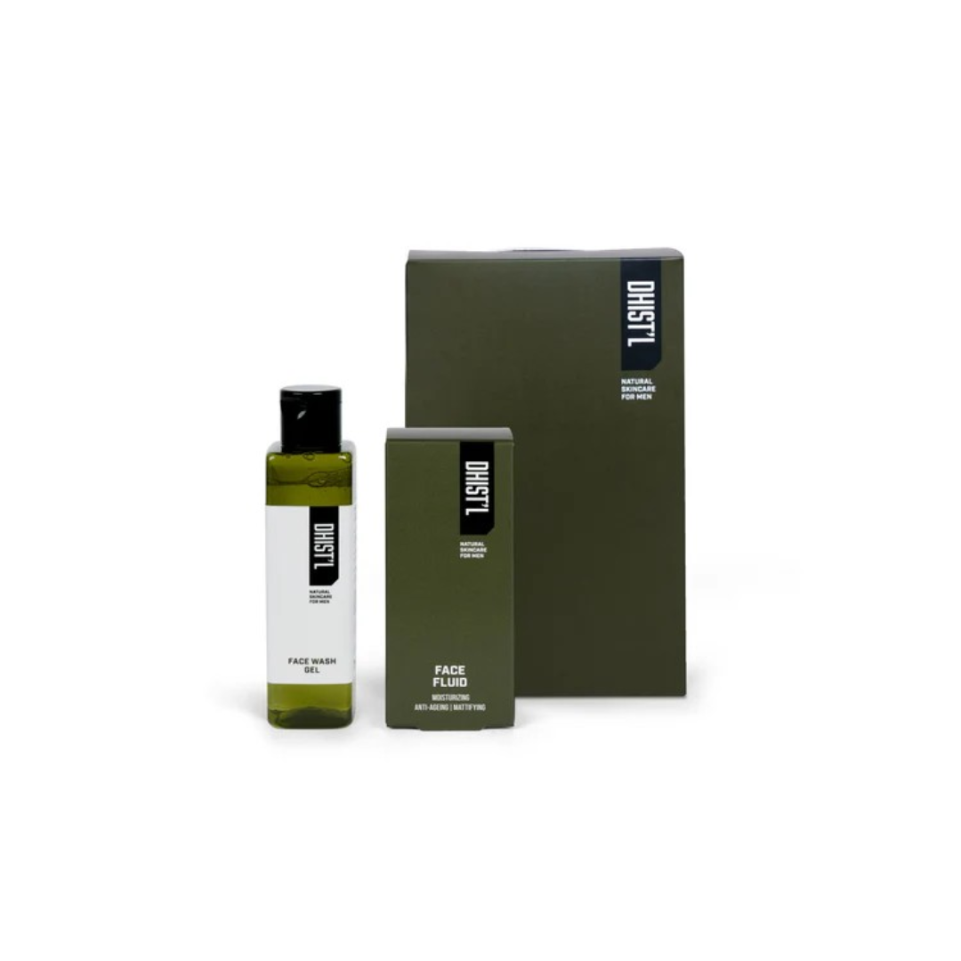 Dhist'l Face Wash + Face Fluide - Gift box